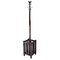 Contemporary Home Living 71.50” Cappuccino Brown Coat Tree and Umbrella Rack